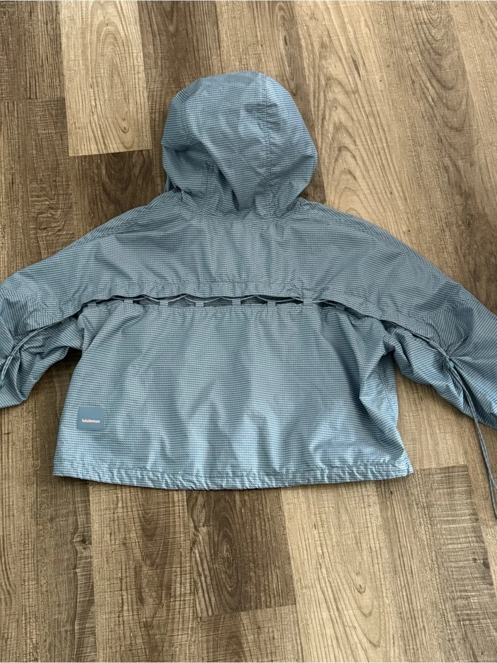 Lululemon Cinch-Back Half-Zip Hiking Pullover Utility Blue sz 6